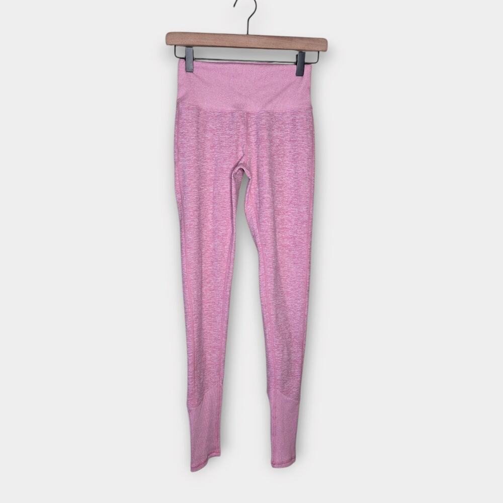 Alo Yoga High Waist Lounge Pant Leggings Pink Women's XS